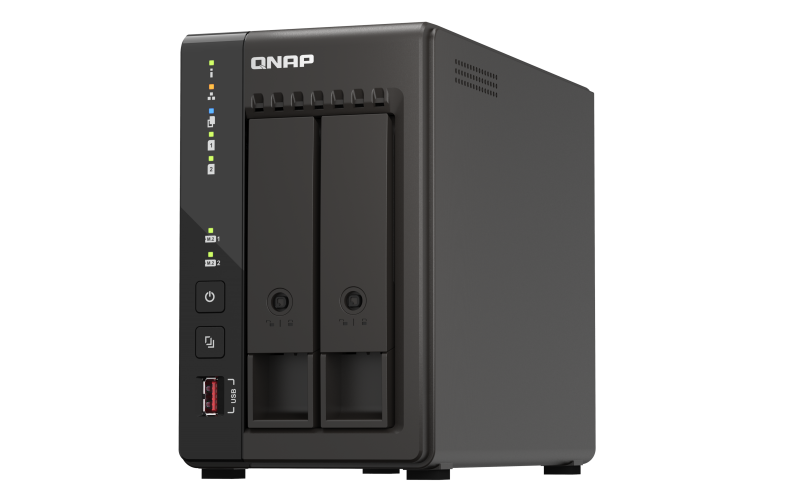 NAS QNAP 253E 2-Bay, CPU Intel Celeron J6412 4-core/4-thread processor,