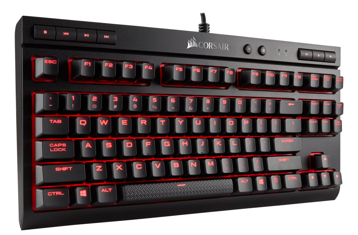 Tastatura mecanica CORSAIR K63 Compact CHERRY MX RED, Key Rollover - imagine 3