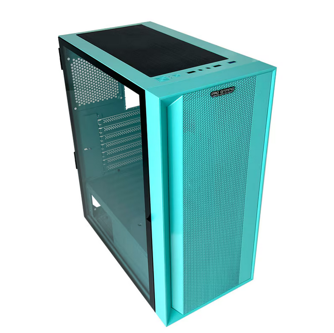 Carcasa PRO GAMING JUNGLE Mid Tower ARGB Cyan - imagine 3