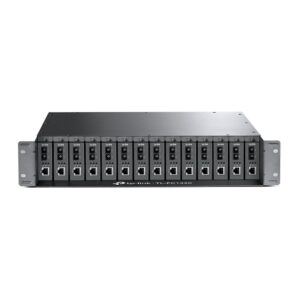 "14-Slot Media Converter Chassis SPEC: 14-Slot, Rackmount FEATURE: Redundant Power