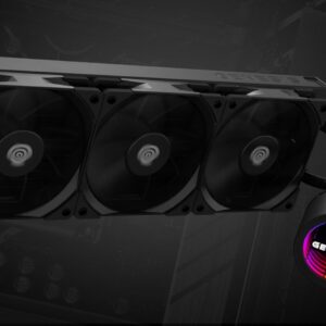 Cooler Procesor GENESIS HYDRIA 360 NEGRU, dimensiune radiator 397x120x27mm, 3