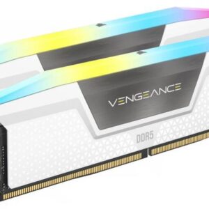 Memorie RAM Corsair Vengeance RGB White 32GB DDR5 5600MHz CL40