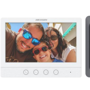 Kit video intercom Hikvision DS-KIS212, caracteristici post exterior: IR: 3m,