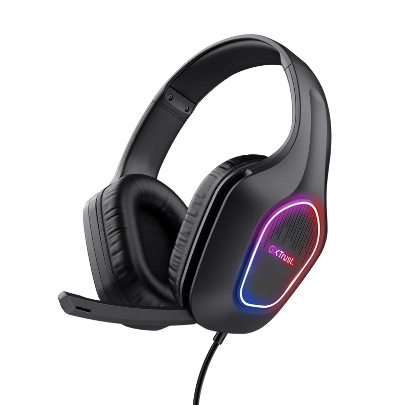 Casti cu Fir Trust LED Gxt 416 Zirox, cu Microfon