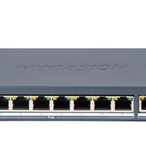 Switch PoE Hikvision DS-3E0310P-E/M(B): 8 × 10/100 Mbps PoE port,