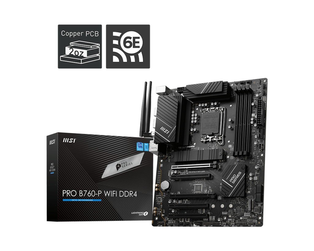 Placa de bază MSI PRO B760-P WIFI LGA1700