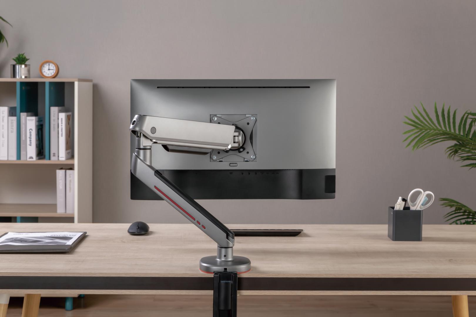 Brat pentru monitor, Material: Oțel, Aluminiu, Plastic, Suprafață finisaj : - imagine 16