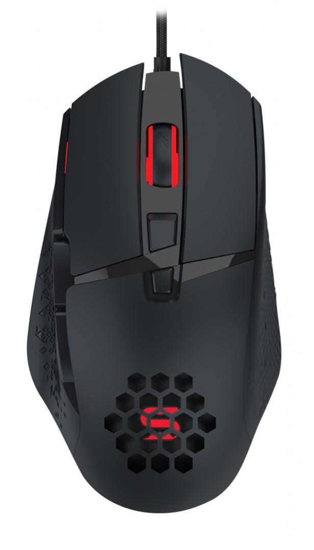 Mouse gaming Serioux Tobis, Senzor Sunplus 192, 1000-6400 DPI, switch
