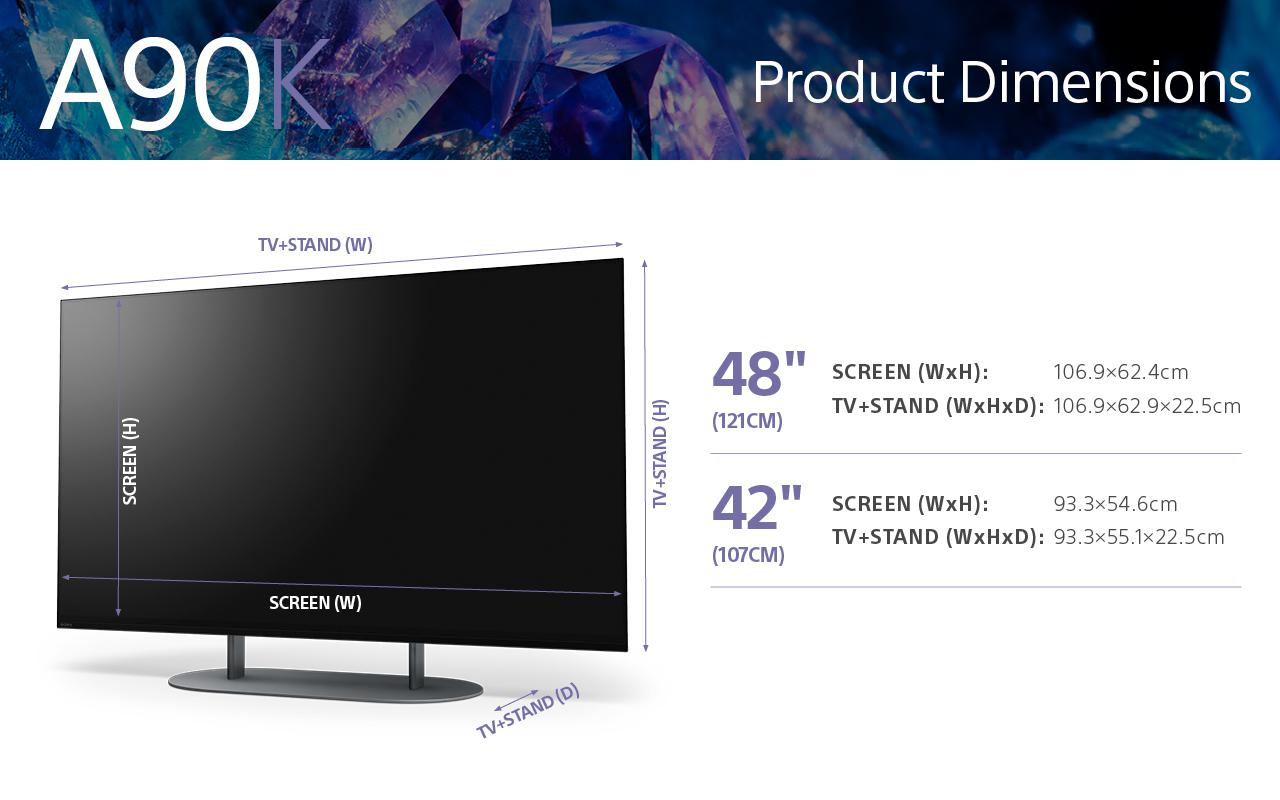 Televizor, Sony, Seria A90K, XR42A90KAEP, 2022, 42" - 106CM, OLED, - imagine 3