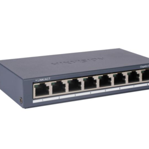 Switch Hikvision DS-3E0508-O: 8 × Gigabit RJ45 port maxim 3W,