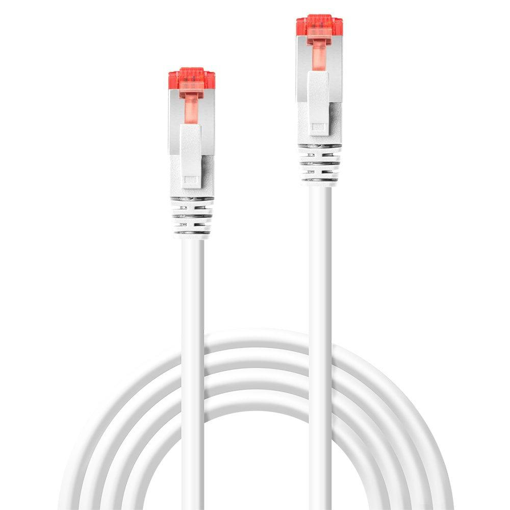 Cablu Retea Lindy 3m Cat.6 S/FTP, RJ45, White - imagine 3