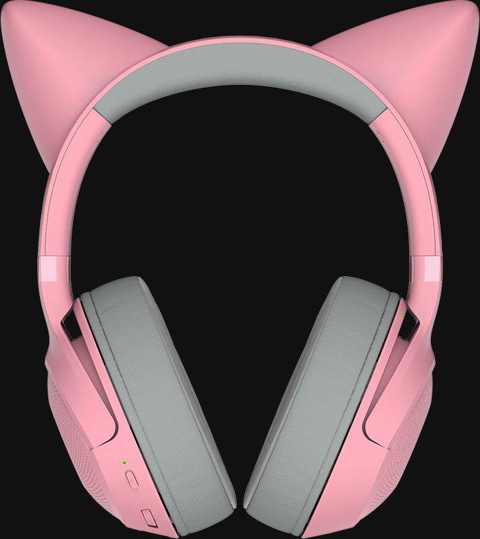 Casti Razer Kraken Kitty V2 Bluetooth 5.2Quartz Edition - imagine 3