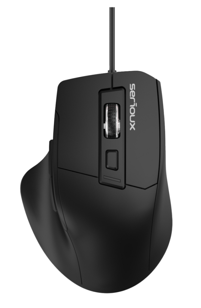 MOUSE SERIOUX SRXM-OPM168  Mouse optic cu fir USB 6D