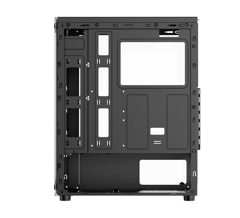 Carcasa PRO GAMING ELEMENT Mid Tower ARGB Negru - imagine 7