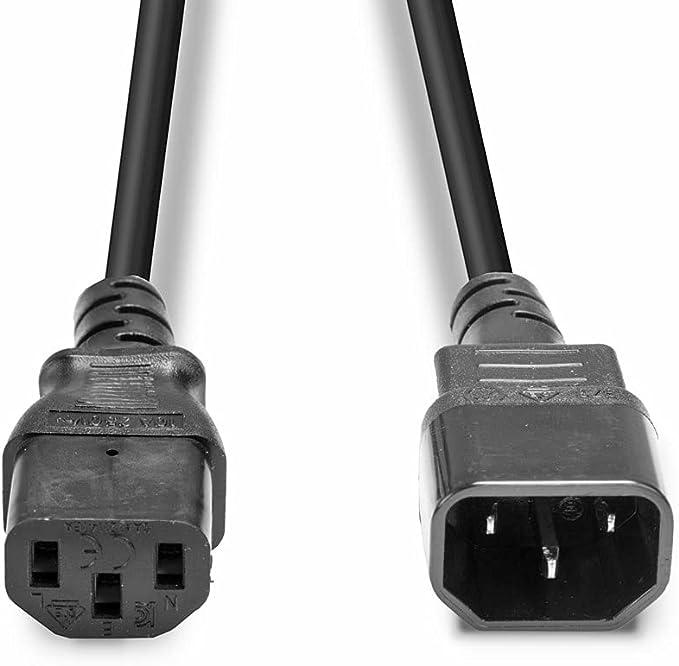 Cablu de alimentare Lindy C14-C13 3m, negru - imagine 3