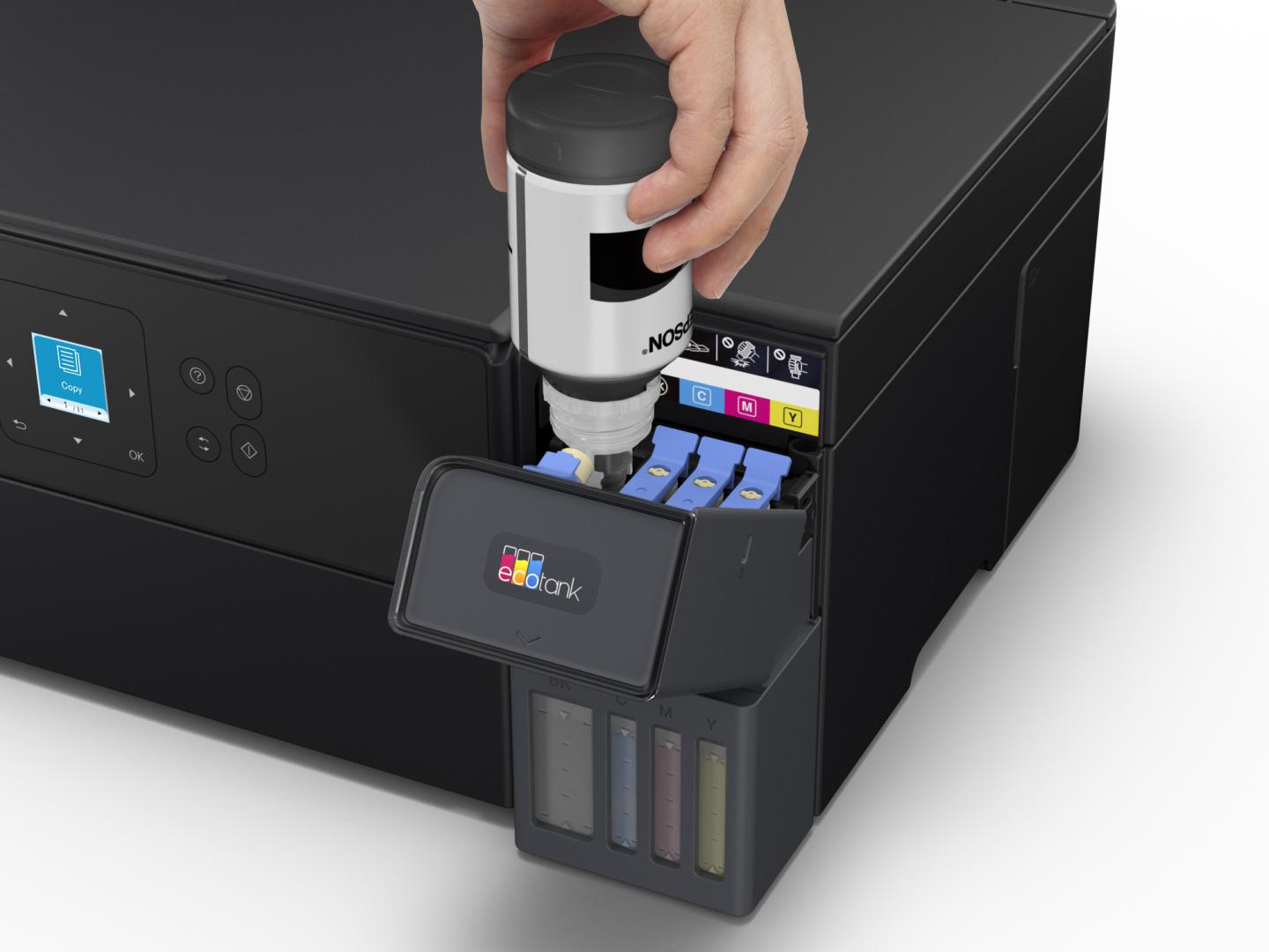 Multifunctional inkjet color Epson EcoTank CISS L4360, dimensiune A4 (Printare,Copiere, - imagine 3