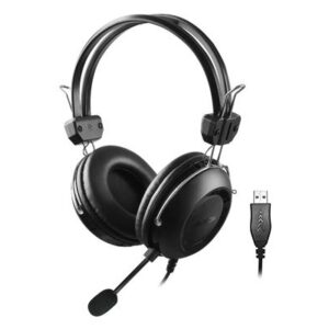 Casti A4Tech HU-35 Stereo, USB, negru