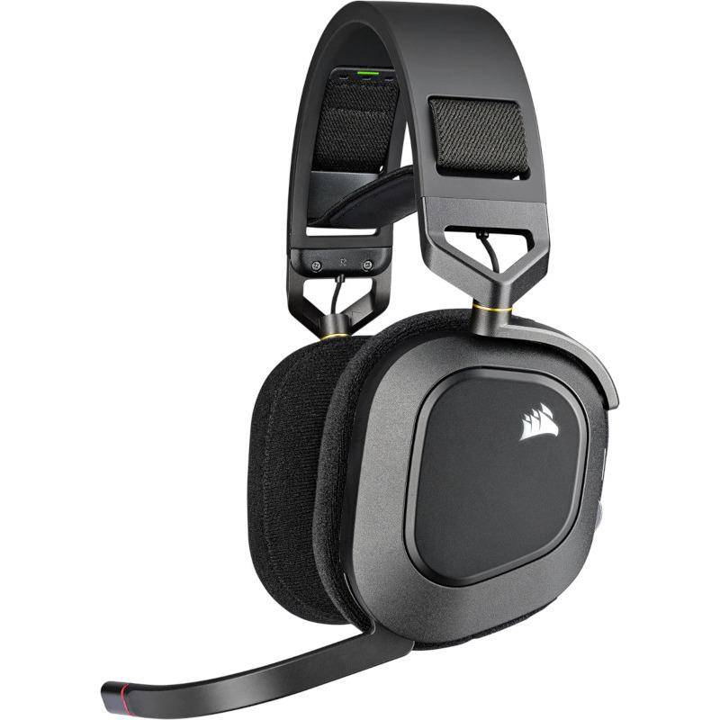 Casti cu microfon Corsair HS80 WIRELESS Surround 7.1, Multi-platform Gaming,