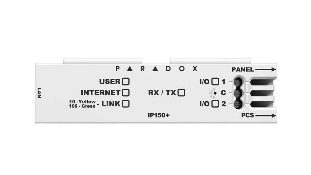 Modul internet Paradox IP150+MQ pentru centrale EVO, Spectra SP, MG5000/5050/5075