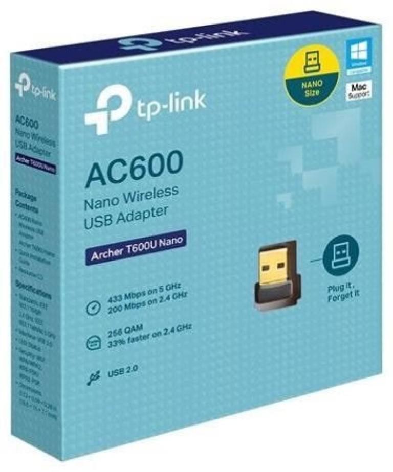 Adaptor wireless TP-Link T600U NANO, AC600, Wi-Fi, Dual-Band - imagine 3