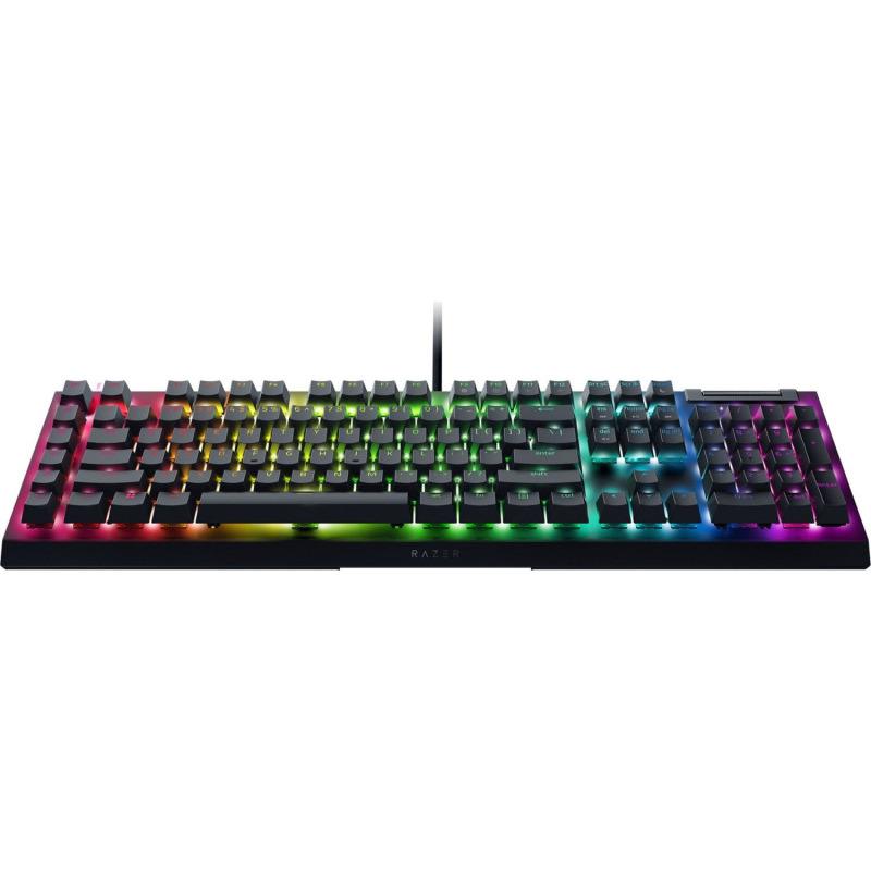 Tastatura mecanica gaming BlackWidow V4 X (Yellow Switch), layout US, - imagine 5
