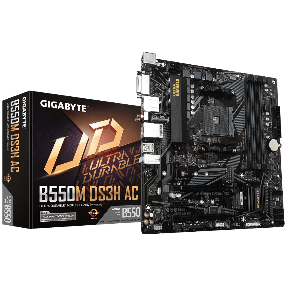 Placa de bază Gigabyte B550M DS3H AC AM4