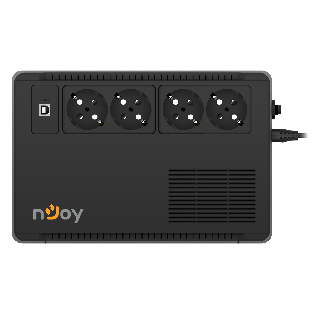 UPS nJoy Soter 600, 600VA/ 360W, 4 Prize Schuko cu - imagine 5
