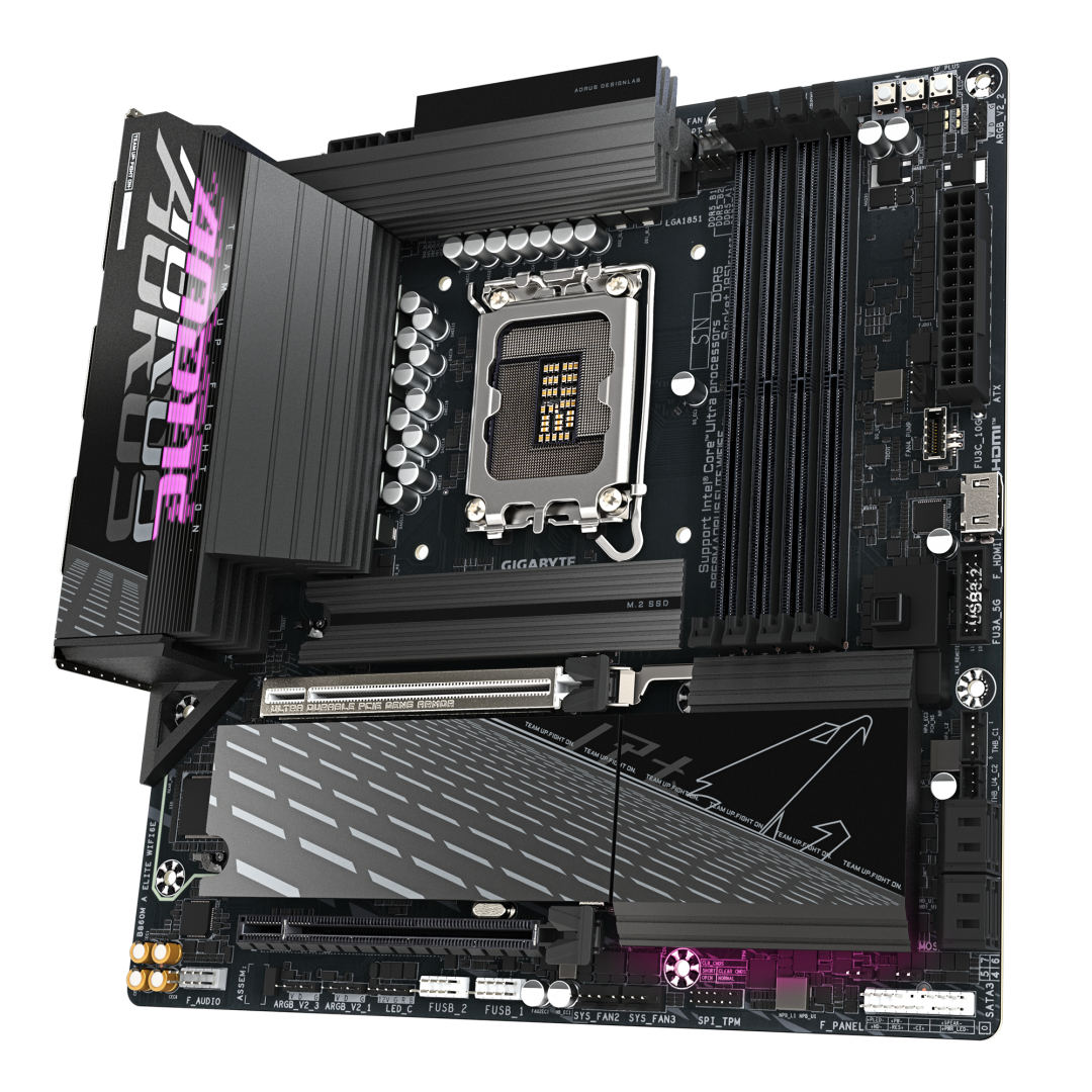 Placa de Baza GIGABYTE B860M AORUS ELITE WIFI6E LGA1851 - imagine 5