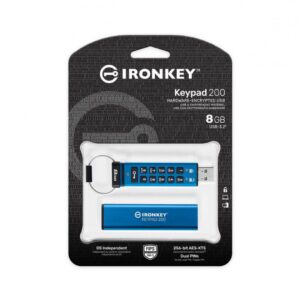 USB Flash Drive Kingston 8GB IronKey Keypad 200, USB 3.2