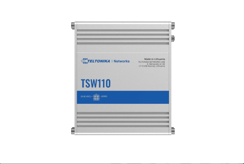 TELTONIKA INDUSTRIAL UNMANAGED L2 5PPORT GIGABIT SWITCH TSW110, Interfata: 5
