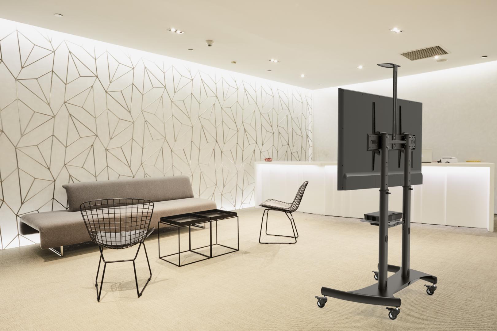 Stand TV mobil Serioux TV610TW 60"-100", dimensiuni: 1220x710x2045~ 2365mm, compatibilitate - imagine 7