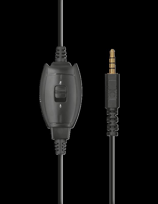 Casti cu microfon Trust GXT 404B Rana Gaming PS4, negru - imagine 6