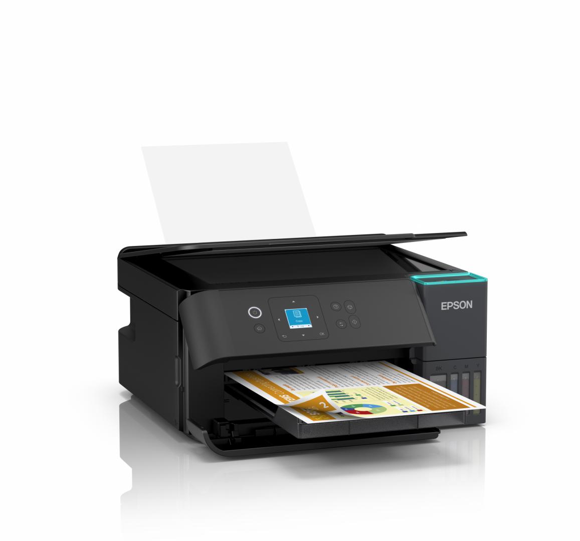 Multifunctional inkjet color Epson EcoTank CISS L4360, dimensiune A4 (Printare,Copiere, - imagine 6