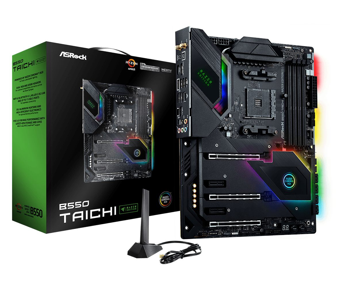 Placa de bază ASRock B550 Taichi Razer Edition AM4