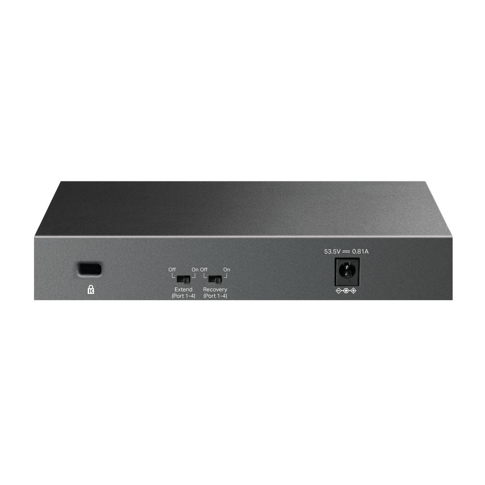 "6-Port 10/100 Mbps Desktop Switch with 4-Port PoE PORT: 4× - imagine 5