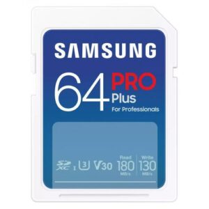 Card de Memorie SDXC Samsung, PRO Plus, 64GB, MB-SD256S/EU, Clasa