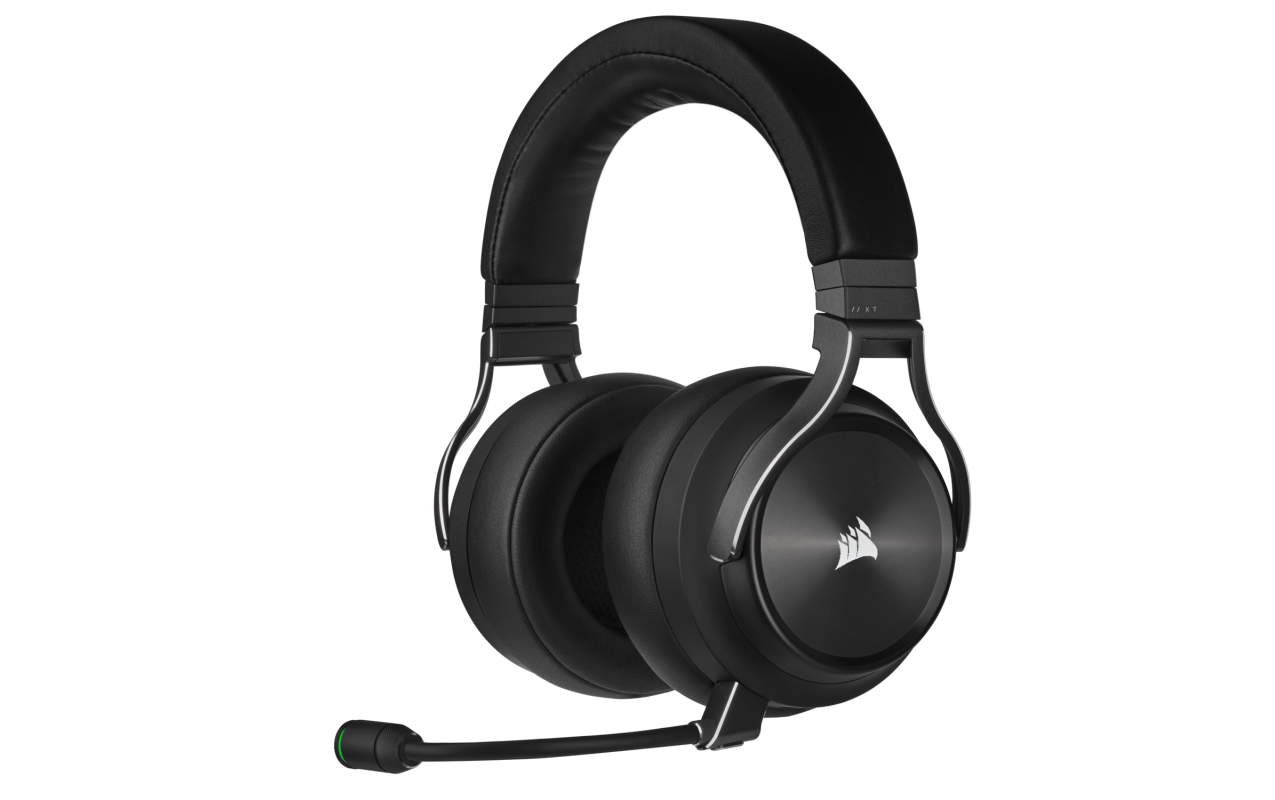 Casti cu microfon Corsair Virtuoso XT RGB WIRELESS, Multi-platform Gaming