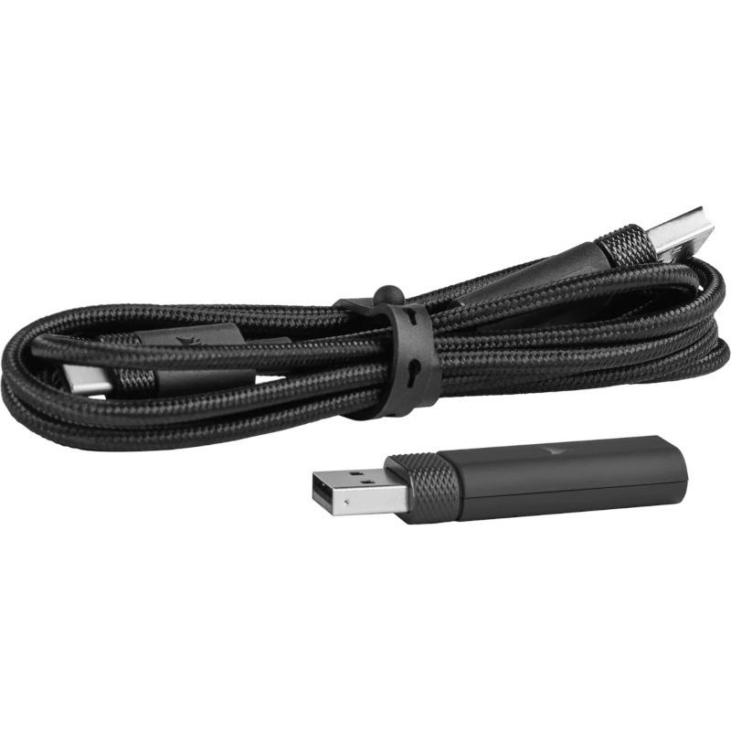 Casti cu microfon Corsair HS80 WIRELESS Surround 7.1, Multi-platform Gaming, - imagine 4