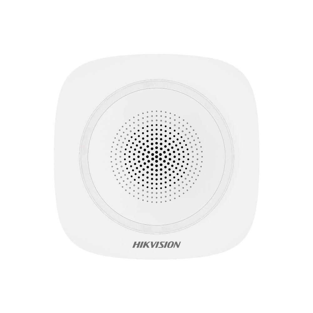 Sirena interior wireless AX PRO Hikvision DS-PS1-I-WE(Blue Indicator); 868MHz two-way