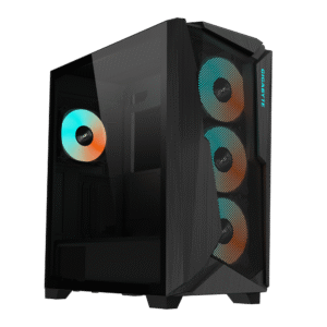 Carcasa GIGABYTE C301 GLASS V2 Mid Tower ARGB NEGRU