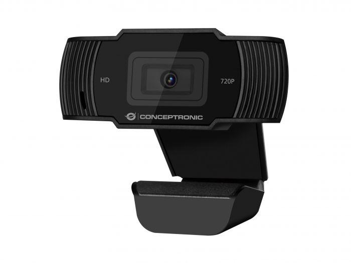 CONCEPTRONIC AMDIS03B 720P HD Webcam with Microphone, 1080P Interpolated, 75 - imagine 3