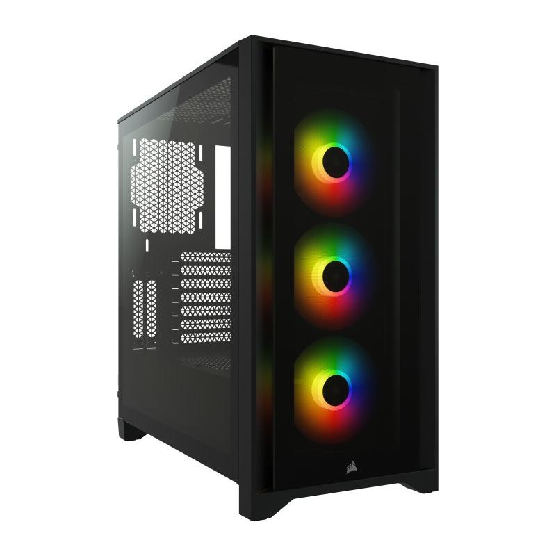 Carcasa Corsair 4000X AIRFLOW Mid-Tower NEGRU - imagine 3