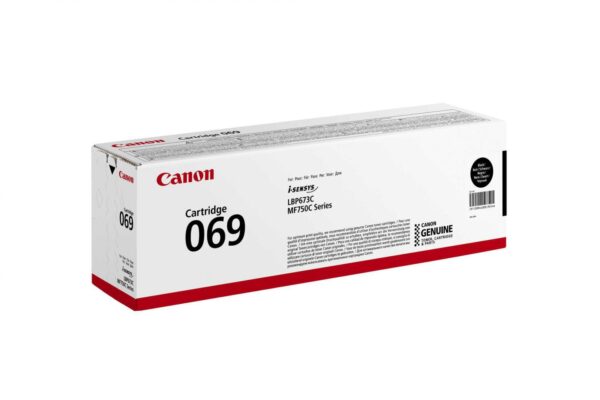 Toner Canon CRG069BK, Negru, capacitate 2100 pagini, pentru i-SENSYS LBP673Cdw,