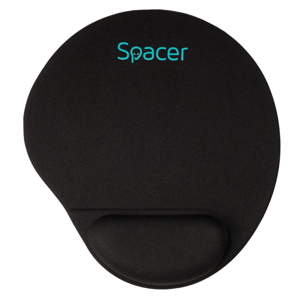 Mousepad Spacer, suport incheietura cu gel, cauciuc si material textil, - imagine 3