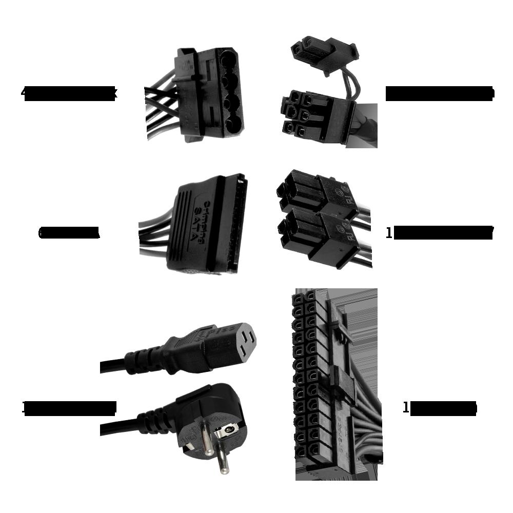 Sursa nJoy Freya 600, ATX, PFC Activ, RGB, 600W - imagine 5