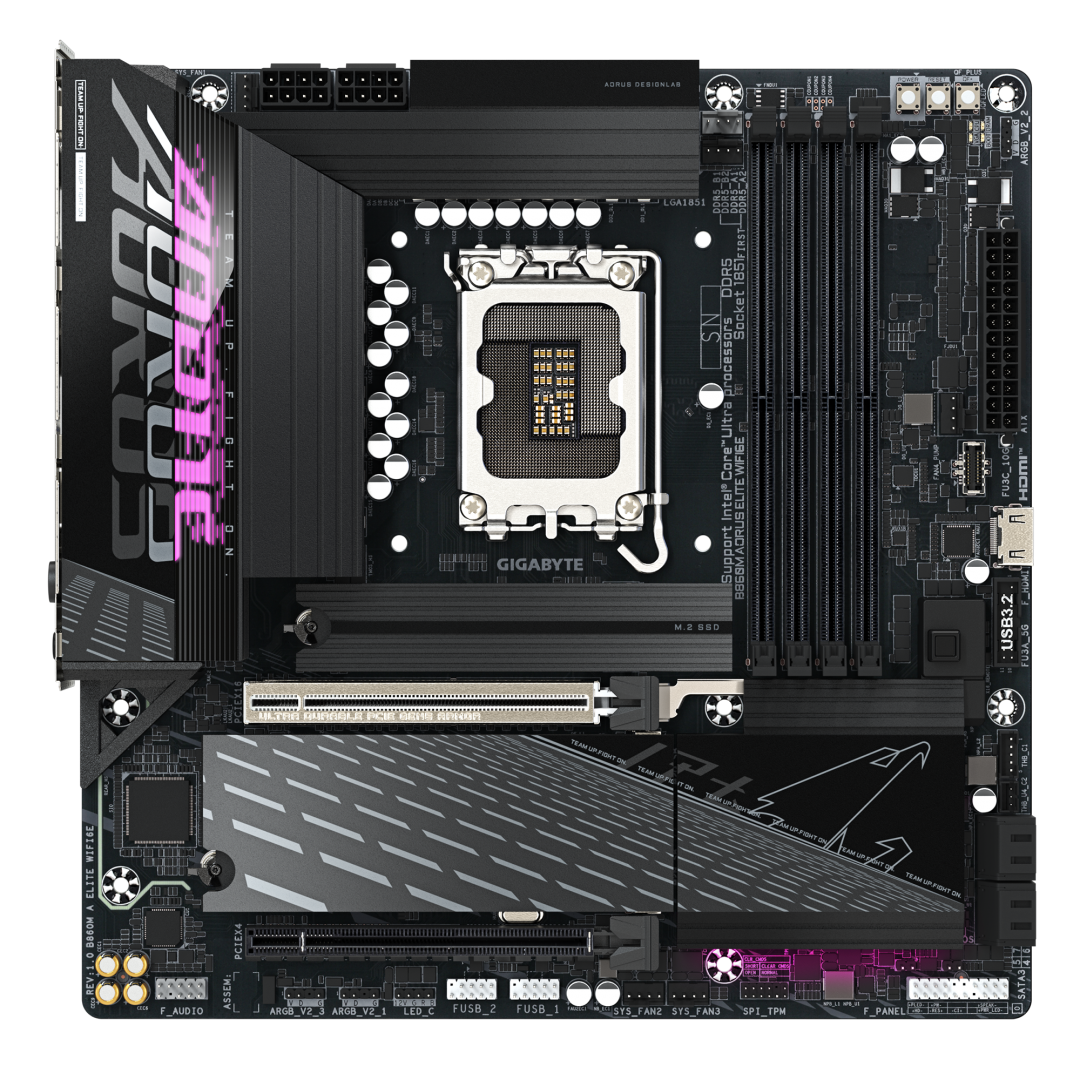 Placa de Baza GIGABYTE B860M AORUS ELITE WIFI6E LGA1851 - imagine 3
