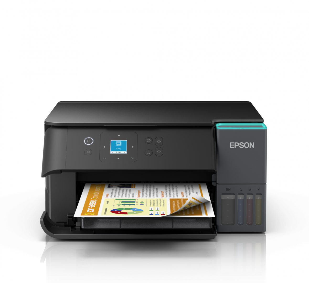 Multifunctional inkjet color Epson EcoTank CISS L4360, dimensiune A4 (Printare,Copiere,