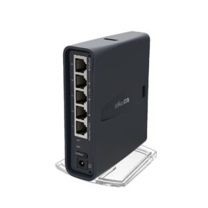 WIRELESS ACCESS POINT MIKROTIK RB952UI-5AC2ND-TC, hAP ac lite tower ,5xLAN