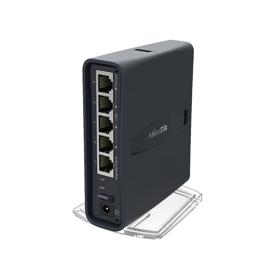 WIRELESS ACCESS POINT MIKROTIK RB952UI-5AC2ND-TC, hAP ac lite tower ,5xLAN