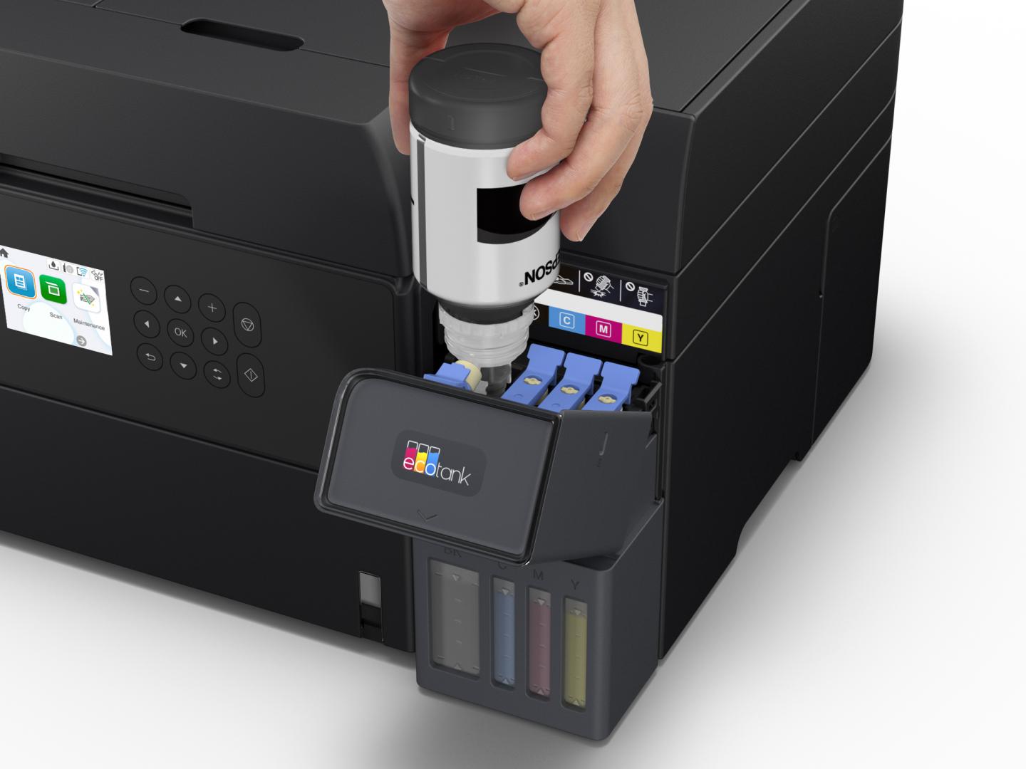 Multifunctional inkjet color Epson EcoTank CISS L6370, dimensiune A4 (Printare,Copiere, - imagine 4